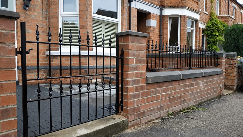 Made To Measure Pedestian Gate with Railings