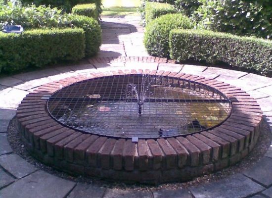 Round Steel Mesh Pond Cover